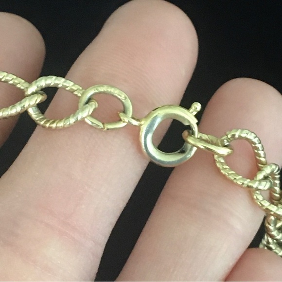 Vintage Napier Long Gold Tone Sweater Chain Necklace - Picture 5 of 5